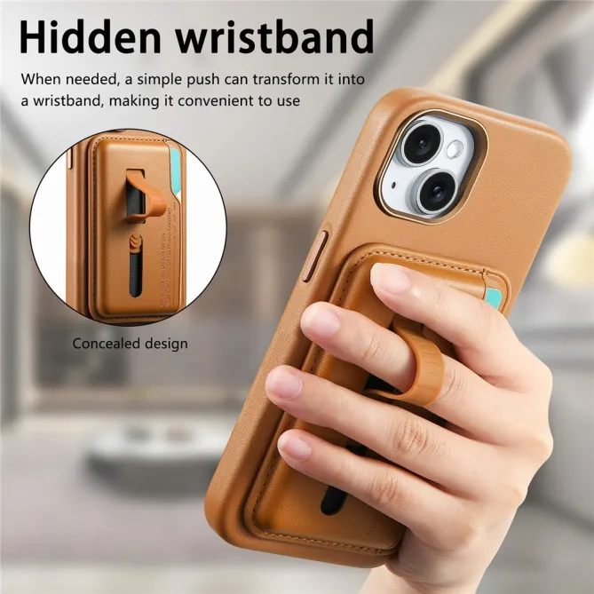 Coque iPhone 15 porte-cartes détachable