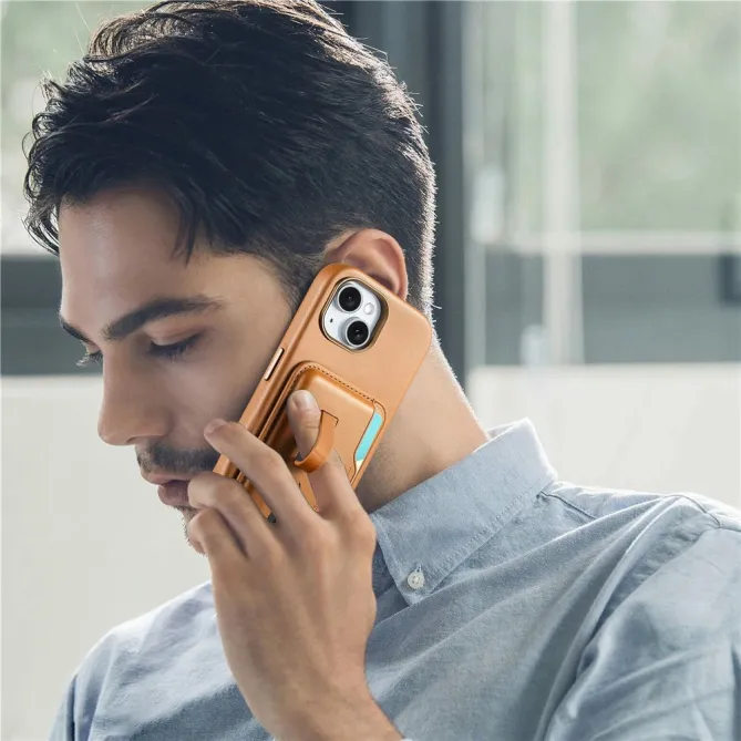 Coque iPhone 15 porte-cartes détachable