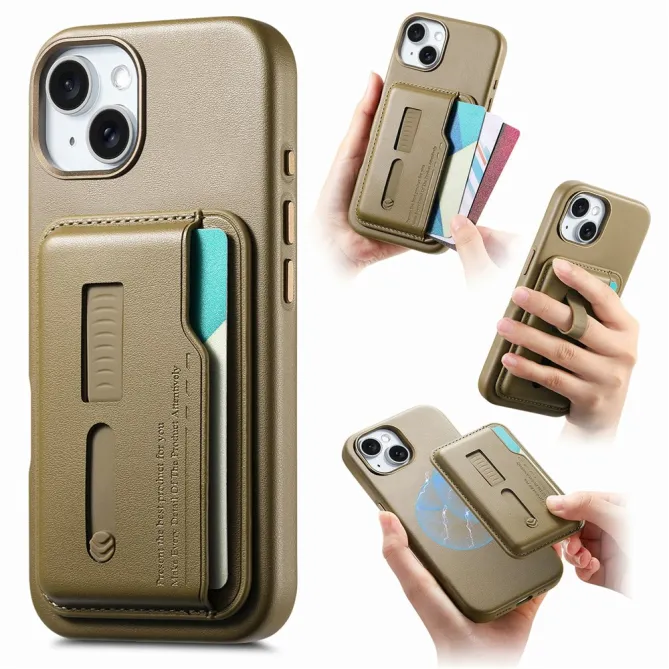 Coque iPhone 15 porte-cartes détachable