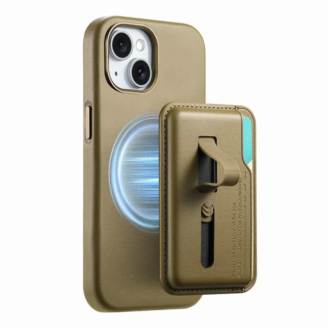 Coque iPhone 15 porte-cartes détachable
