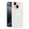 Coque iPhone 15 silicone liquide magnétique