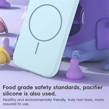 Coque iPhone 15 silicone liquide magnétique