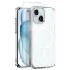 Coque iPhone 15 transparente magnétique avec verre trempé