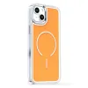 Coque iPhone 15 magnétique acrylique contour métallisé