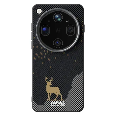 Coque Oppo Find X9 Ultra Design Cerf Doré