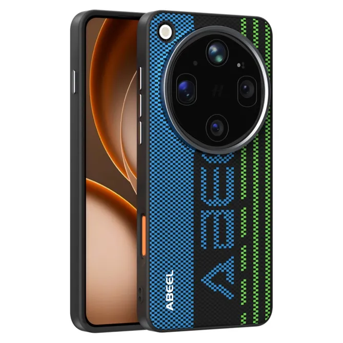 Coque Oppo Find X9 Ultra Magnétique Imprimée 6D Carbone Bleu et Vert