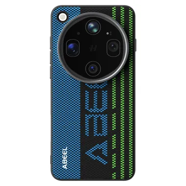 Coque Oppo Find X9 Ultra Magnétique Imprimée 6D Carbone Bleu et Vert