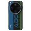 Coque Oppo Find X9 Ultra Magnétique Imprimée 6D Carbone Bleu et Vert