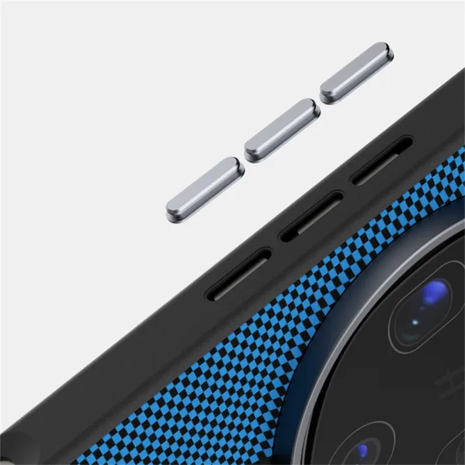 Coque Oppo Find X9 Ultra Magnétique Imprimée 6D Carbone Bleu Cyber