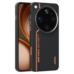 Coque Oppo Find X9 Ultra 5G Magnétique Imprimée 6D Carbone Orange