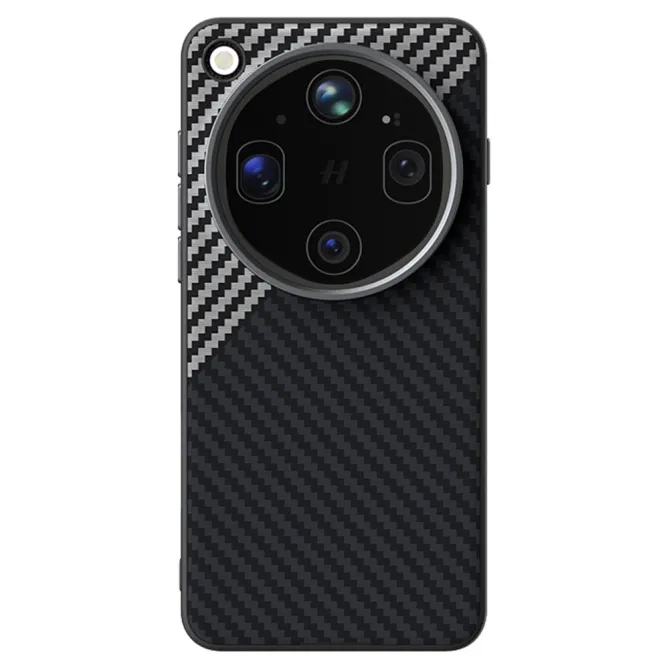 Coque Oppo Find X9 Ultra Magnétique Texture Fibre de Carbone