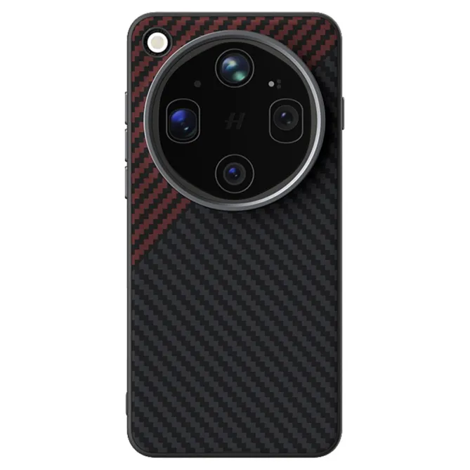 Coque Oppo Find X9 Ultra Magnétique Texture Fibre de Carbone