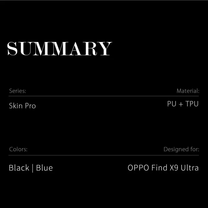 Flip Cover Oppo Find X9 Ultra Revêtement Satiné
