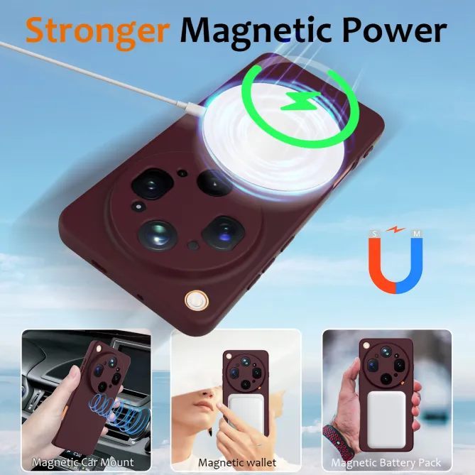 Coque Oppo Find X9 Ultra Magnétique Puro silicone liquide