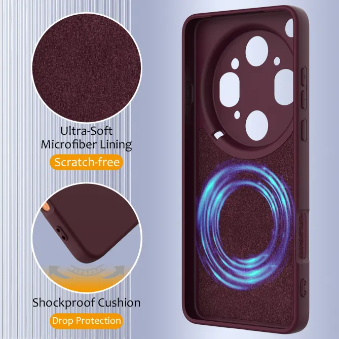 Coque Oppo Find X9 Ultra Magnétique Puro silicone liquide