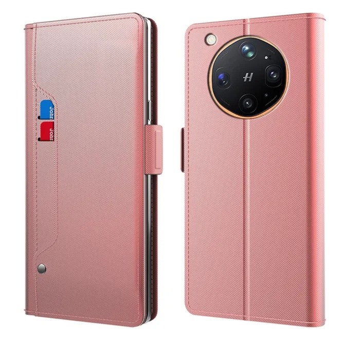 Housse Oppo Find X9 Ultra premium porte cartes avec miroir