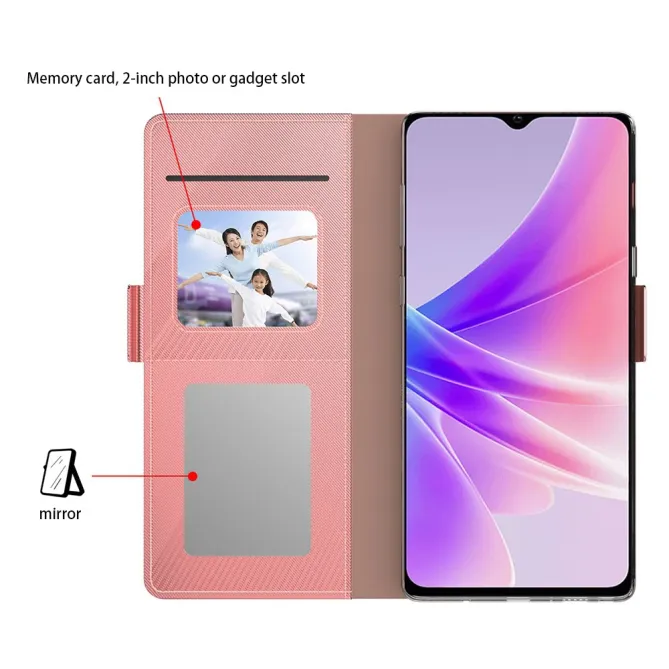 Housse Oppo Find X9 Ultra premium porte cartes avec miroir