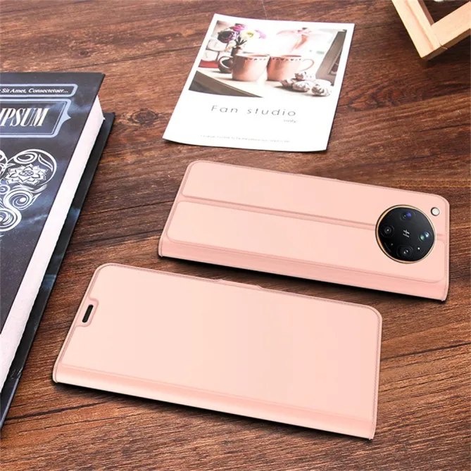 Housse Oppo Find X9 Ultra Effet Cuir Lisse