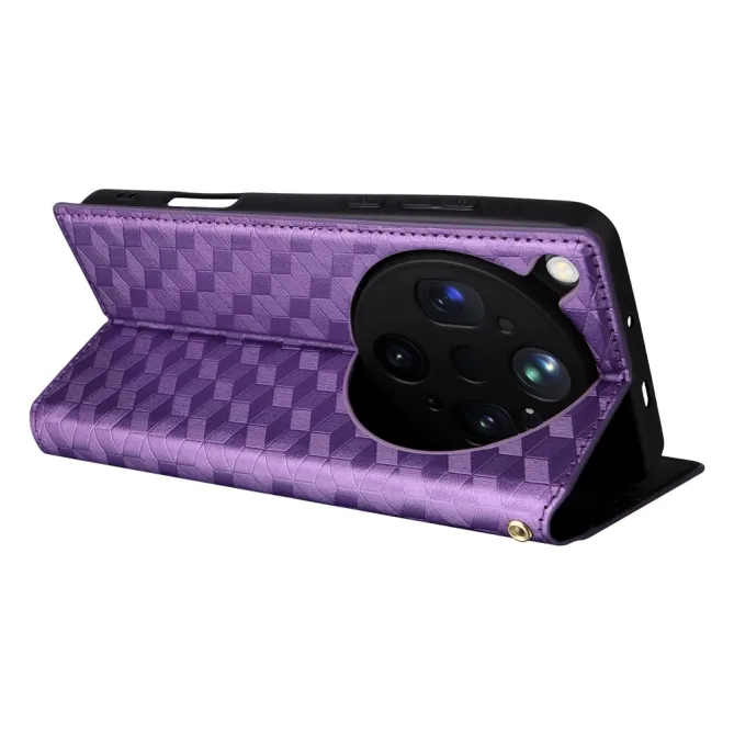 Housse Oppo Find X9 Ultra flip cover design géométrie