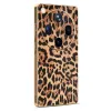 Coque Oppo Find X9 Ultra Motif Léopard avec Contours Dorés Métallisés