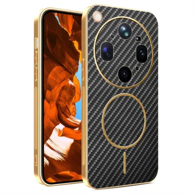 Coque Oppo Find X9 Ultra Magnétique Style Fibre de Carbone