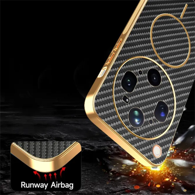 Coque Oppo Find X9 Ultra Magnétique Style Fibre de Carbone