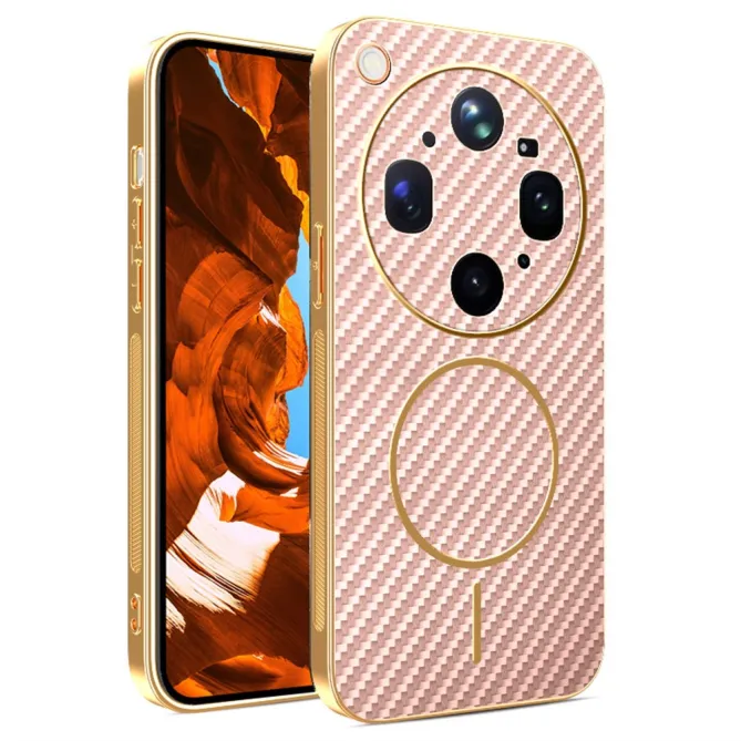 Coque Oppo Find X9 Ultra Magnétique Style Fibre de Carbone