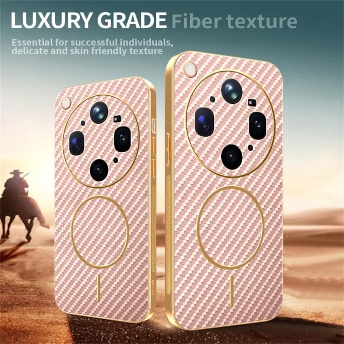 Coque Oppo Find X9 Ultra Magnétique Style Fibre de Carbone