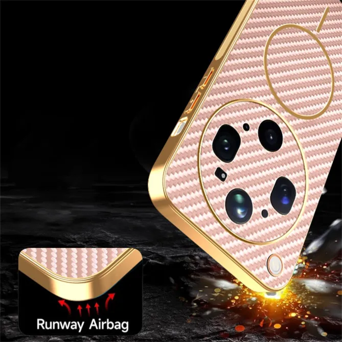 Coque Oppo Find X9 Ultra Magnétique Style Fibre de Carbone