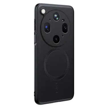 Coque Oppo Find X9 Ultra magnétique style cuir