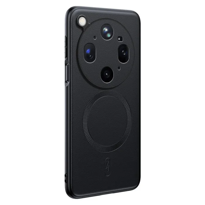 Coque Oppo Find X9 Ultra magnétique style cuir