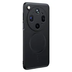 Coque Oppo Find X9 Ultra magnétique style cuir