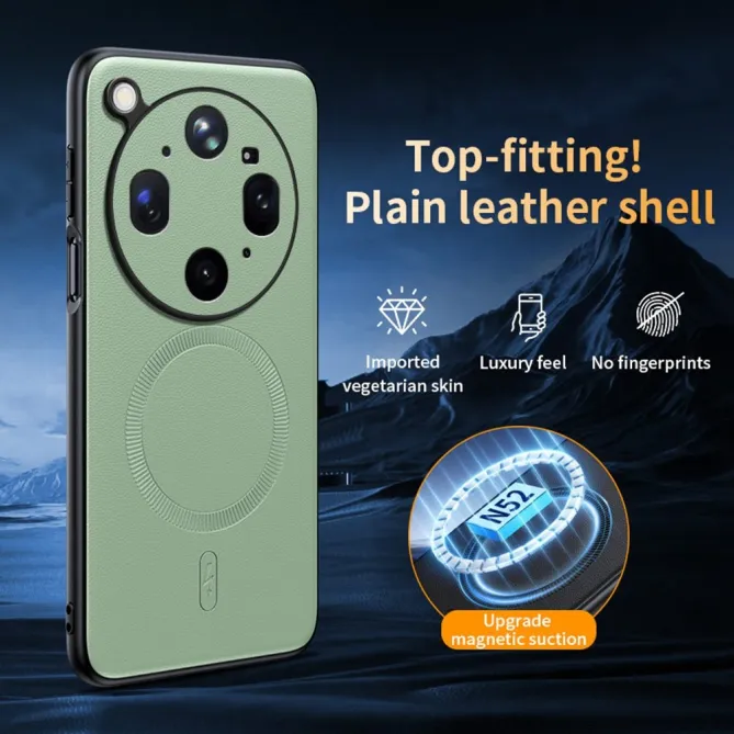 Coque Oppo Find X9 Ultra magnétique style cuir