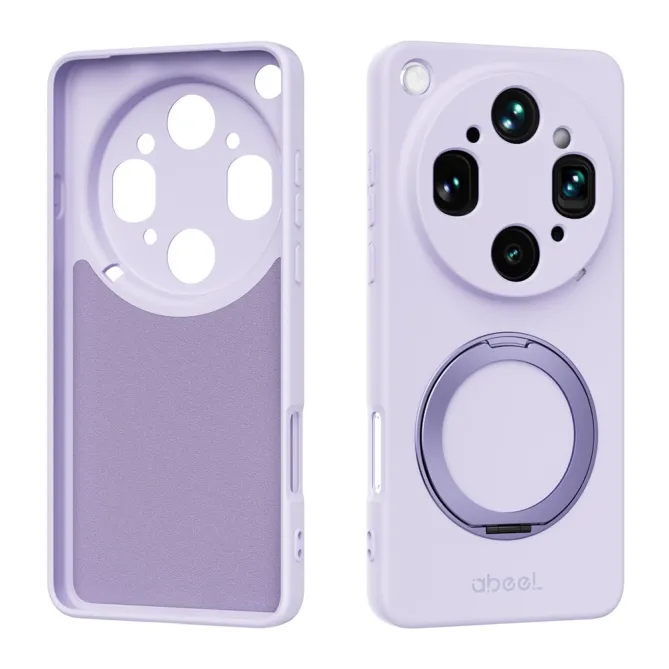 Coque Oppo Find X9 Ultra Silicone Magnétique avec Béquille