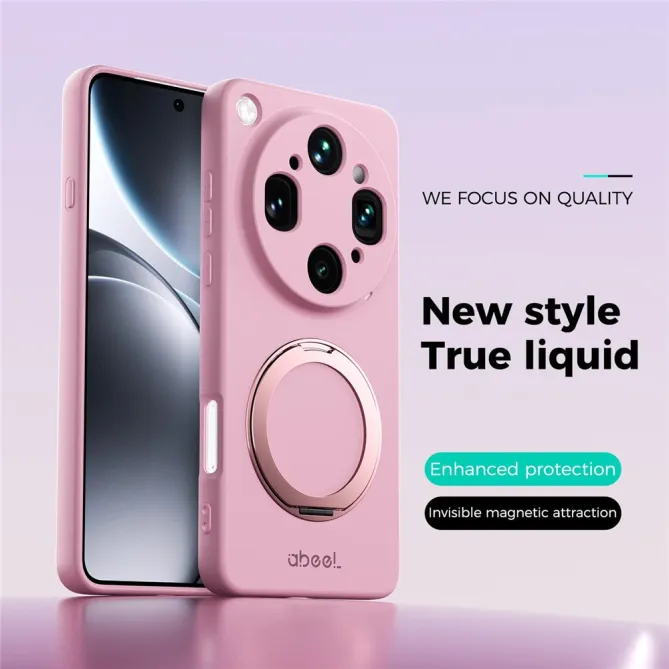 Coque Oppo Find X9 Ultra Silicone Magnétique avec Béquille