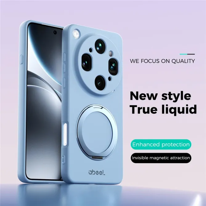 Coque Oppo Find X9 Ultra Silicone Magnétique avec Béquille