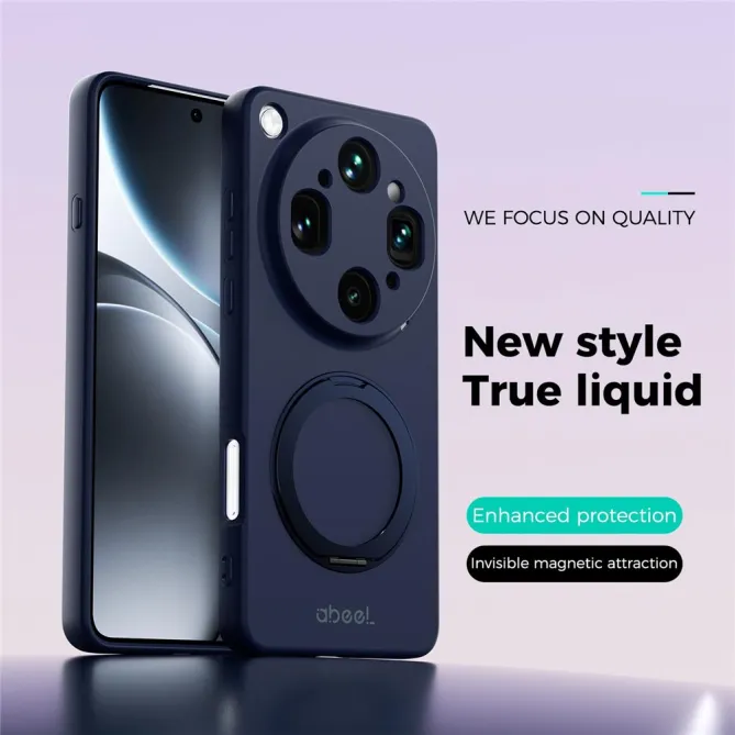 Coque Oppo Find X9 Ultra Silicone Magnétique avec Béquille