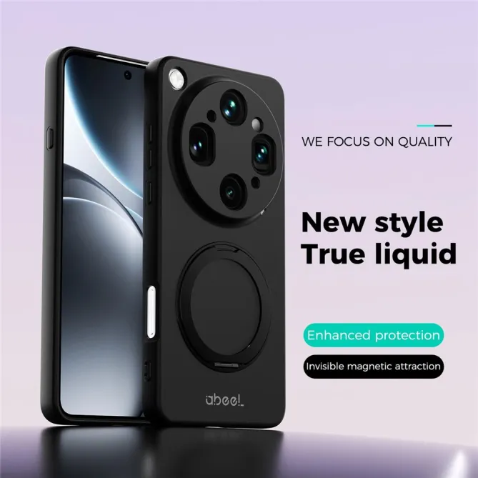 Coque Oppo Find X9 Ultra Silicone Magnétique avec Béquille