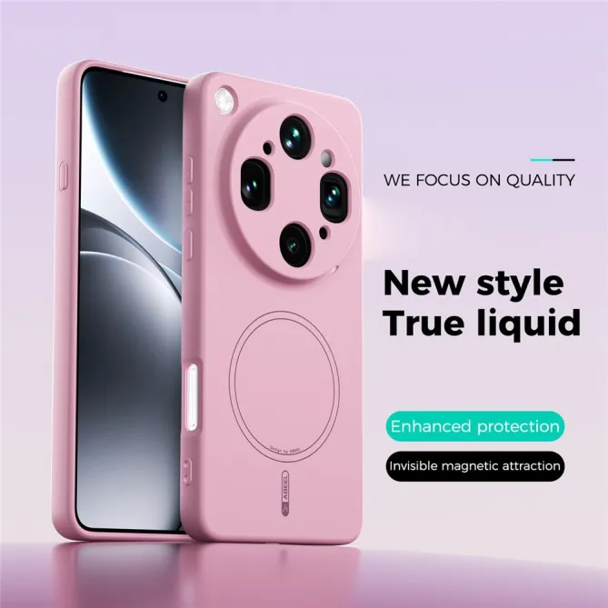 Coque Oppo Find X9 Ultra Silicone Liquide Magnétique