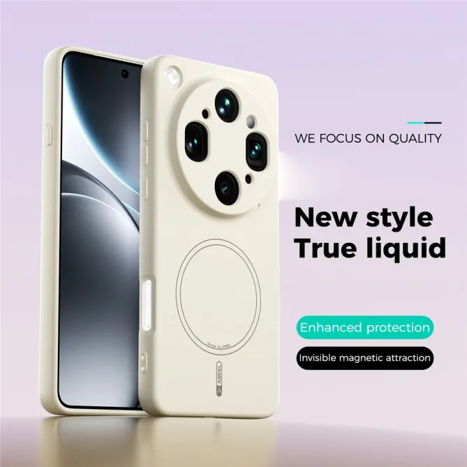 Coque Oppo Find X9 Ultra Silicone Liquide Magnétique