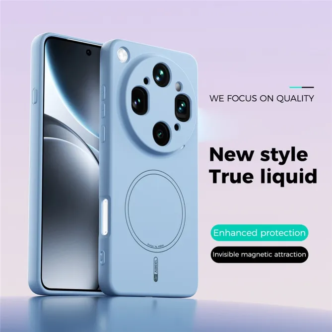 Coque Oppo Find X9 Ultra Silicone Liquide Magnétique