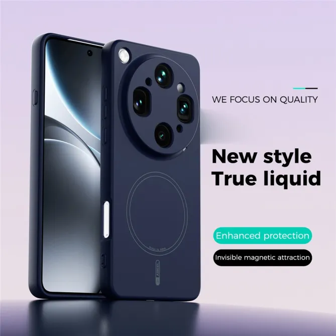 Coque Oppo Find X9 Ultra Silicone Liquide Magnétique