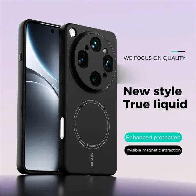 Coque Oppo Find X9 Ultra Silicone Liquide Magnétique
