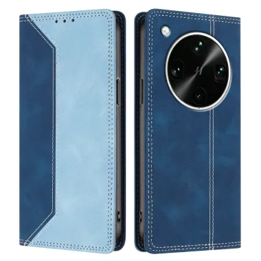 Housse Oppo Find X9 Ultra Simili Cuir Bicolore Porte-Cartes