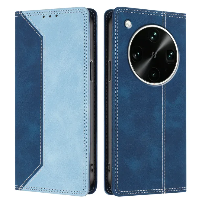 Housse Oppo Find X9 Ultra Simili Cuir Bicolore Porte-Cartes
