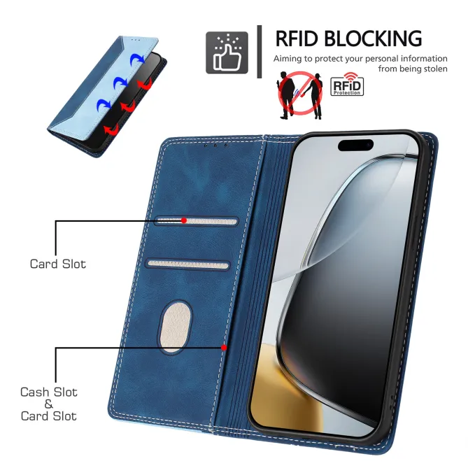 Housse Oppo Find X9 Ultra Simili Cuir Bicolore Porte-Cartes