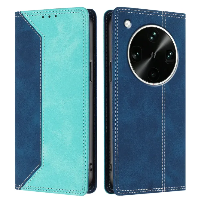 Housse Oppo Find X9 Ultra Simili Cuir Bicolore Porte-Cartes