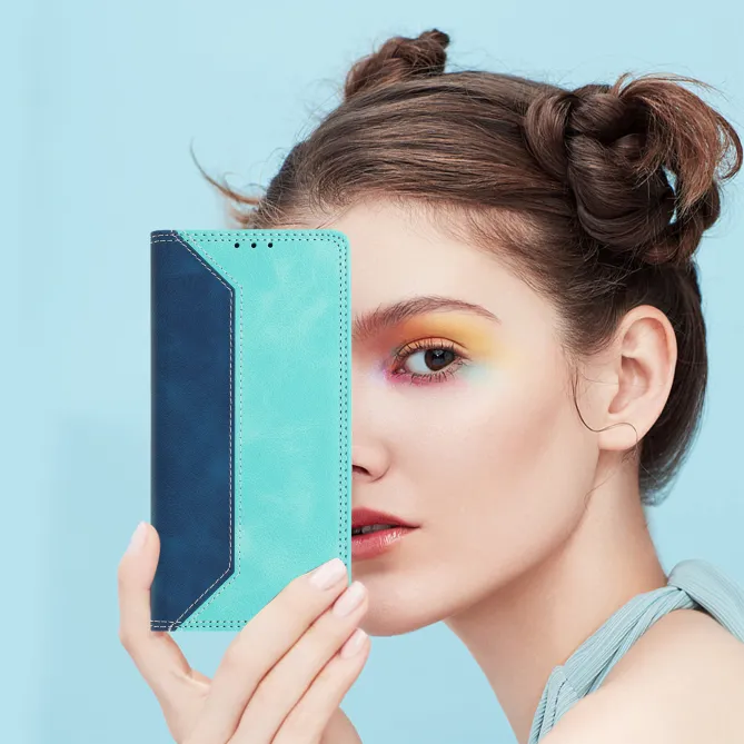 Housse Oppo Find X9 Ultra Simili Cuir Bicolore Porte-Cartes
