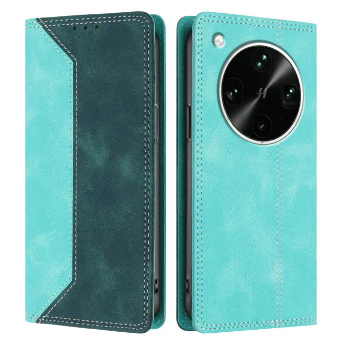 Housse Oppo Find X9 Ultra Simili Cuir Bicolore Porte-Cartes