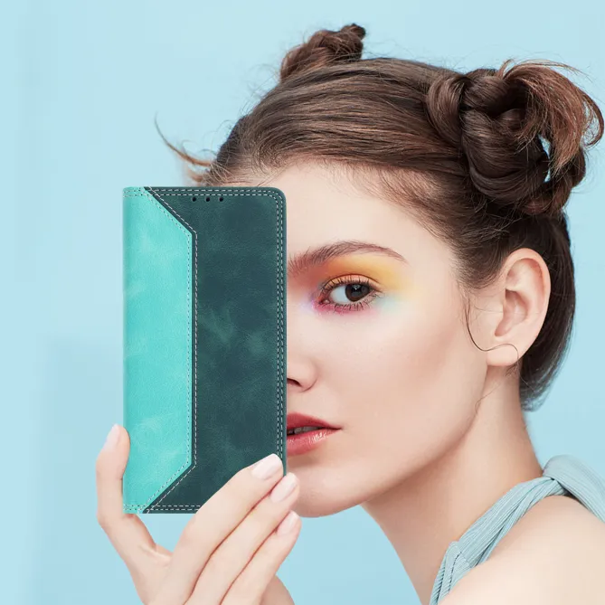 Housse Oppo Find X9 Ultra Simili Cuir Bicolore Porte-Cartes